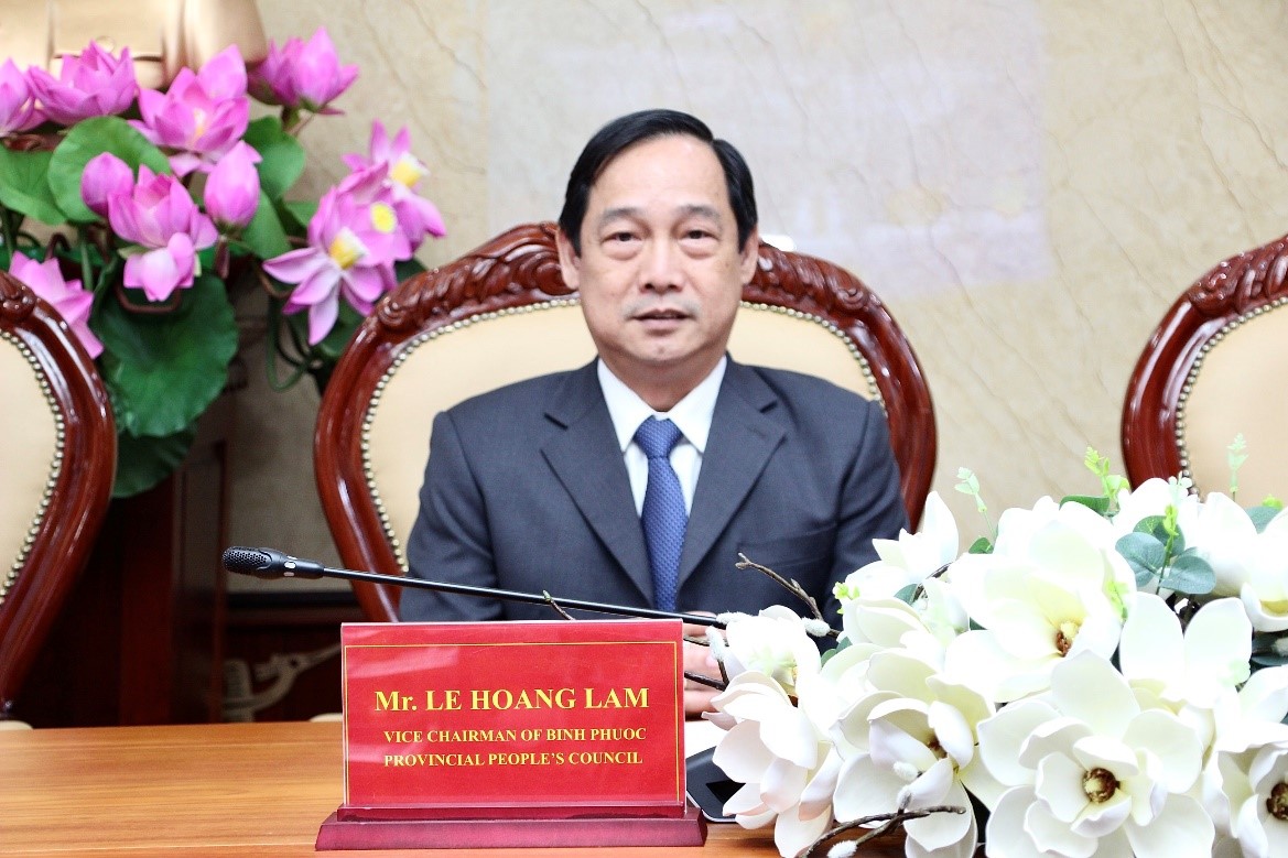 Đồng chí Lê Hoàng Lâm - Phó Chủ tịch Hội đồng Nhân dân tỉnh Bình Phước.